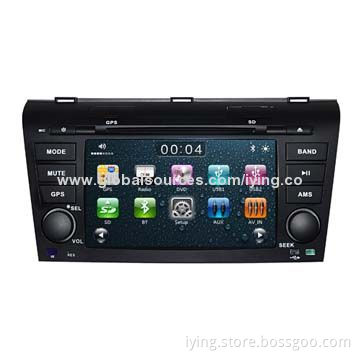In-dash Car DVD for Old Mazda 3 with GPS/3G/HD Video Display/DVR/TV/Bluetooth Function
